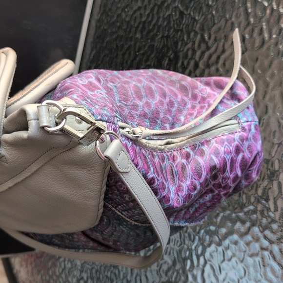 Aimee Kestenberg Beige and Purple Satchel - Picture 5 of 16